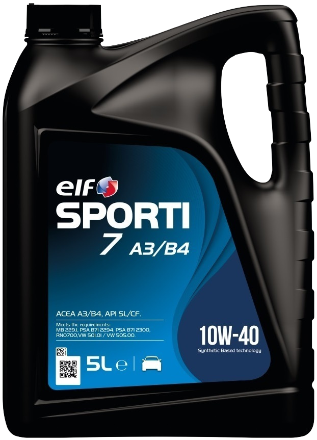 Моторное масло ELF Sporti 7 10W40, 5л